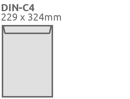 C4 Envelopes, 324x229mm