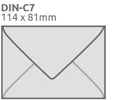 C7 Envelopes, 81x114mm