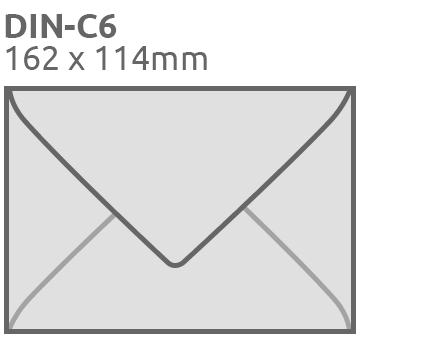 C6 Envelopes, 114x162mm