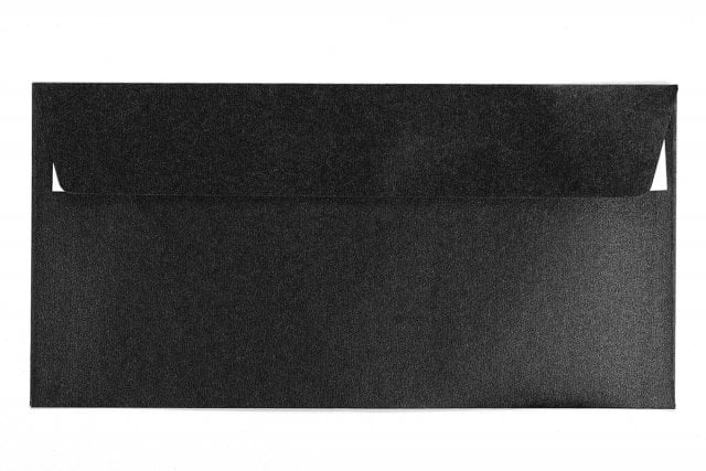 DIN long Self-Adhesive Envelopes, Pearl Black
