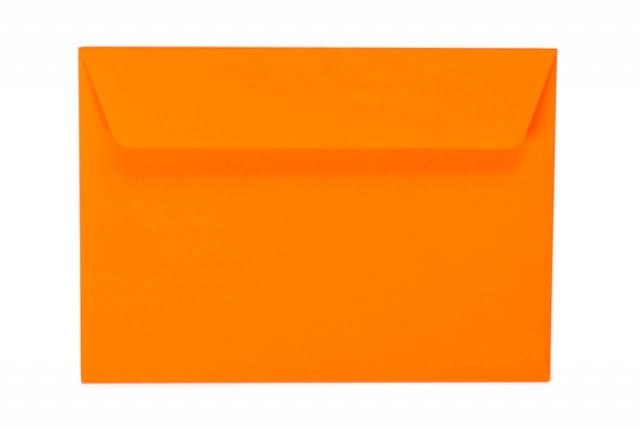 DIN C6 Self-Adhesive Envelopes, Neon Orange