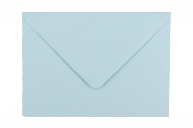 DIN B6 Envelopes, Light Blue