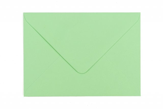 DIN B6 Envelopes, Light Green