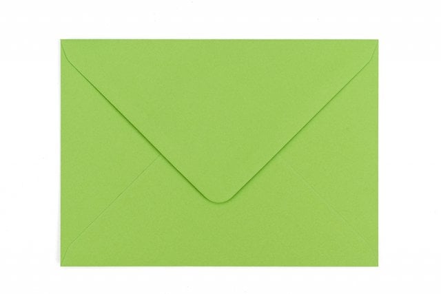 DIN B6 Envelopes, Green