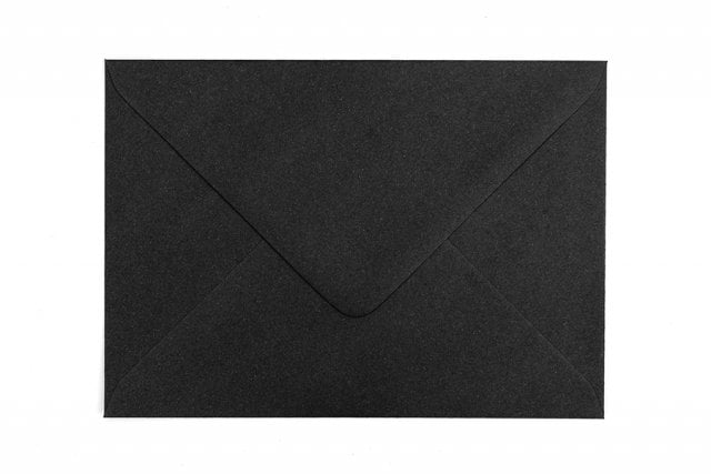 DIN B6 Envelopes, Black