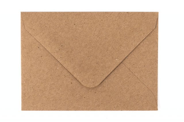 Envelopes DIN B6, Kraft paper