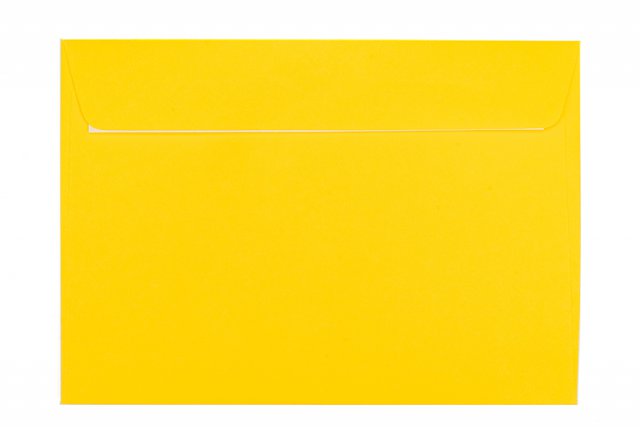 DIN C5 self-adhesive envelopes, Yellow