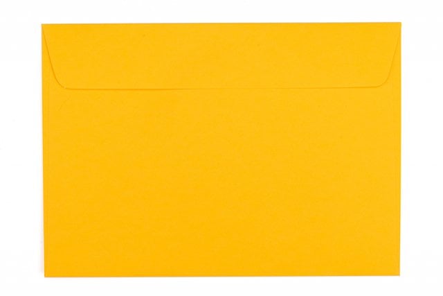 DIN C5 self-adhesive envelopes, Deep Yellow