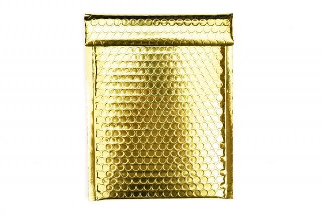 Padded DIN C5 Envelopes, Gold