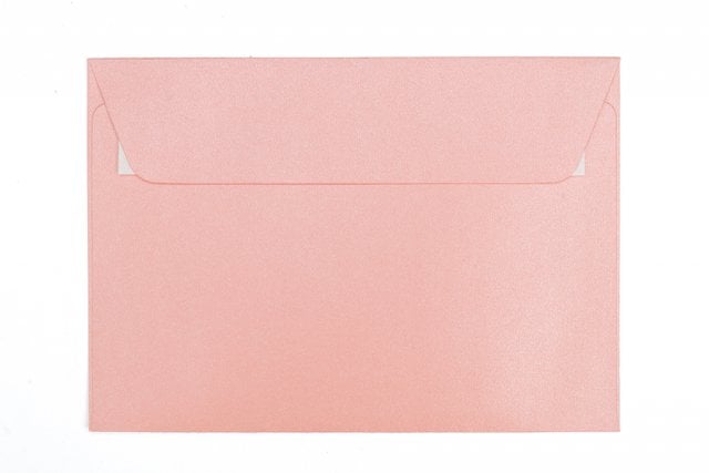 DIN C6 Self-Adhesive Envelopes, Pearl Pink
