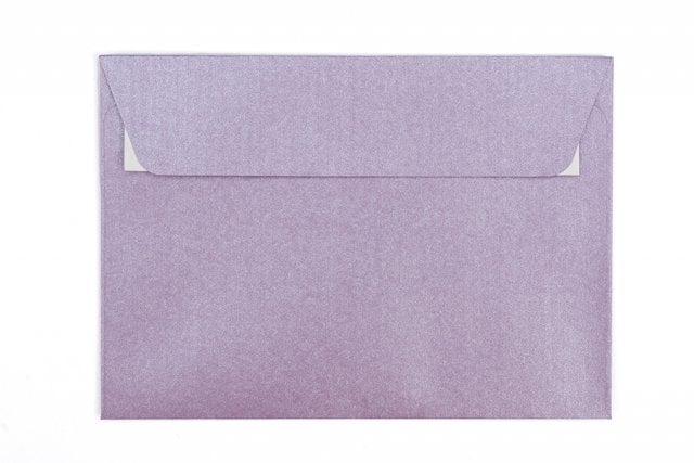 Envelopes DIN C6 self-adhesive, Pearl Purple