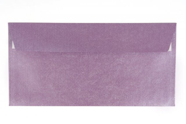 DIN Long Self-Adhesive Envelopes, Mother-of-Pearl Purple