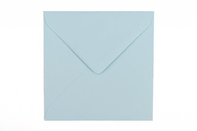 Square Envelopes 130x130 mm, Light Blue