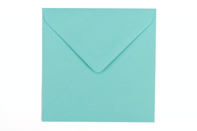 Envelopes Square 130x130 mm, Blue-Green