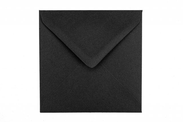 Envelopes Square 130x130 mm, Black