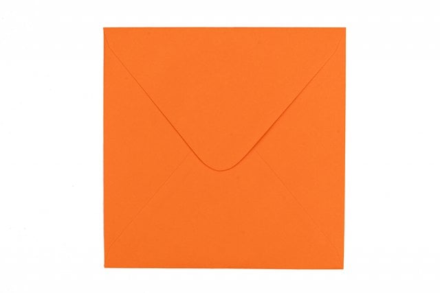 Square Envelopes 155x155 mm, Orange