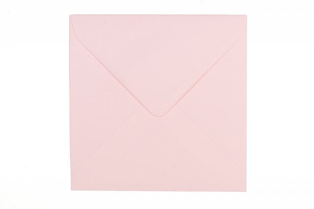 Square Envelopes 155x155 mm, Rose