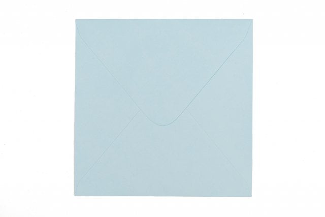 Square Envelopes 155x155 mm, Light Blue