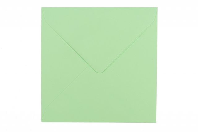 Envelopes Square 155x155 mm, Light Green