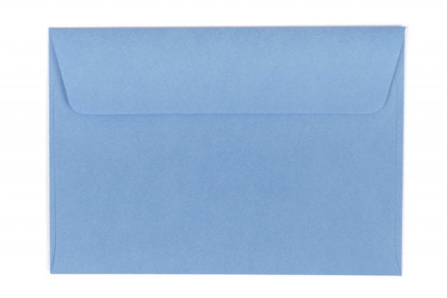 Envelopes DIN C6 self-adhesive, Blue