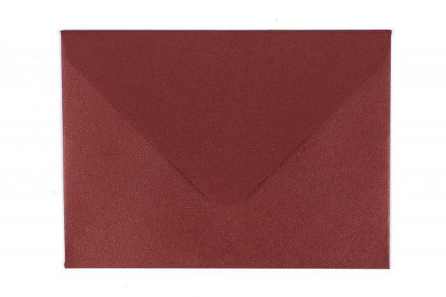 Envelopes DIN C7, Pearl Red