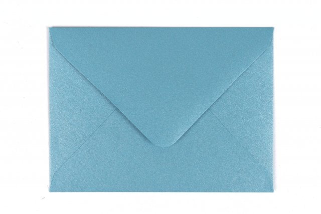 DIN C7 Envelopes, Pearl Blue