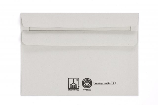 Envelopes DIN C6, Recycled Grey
