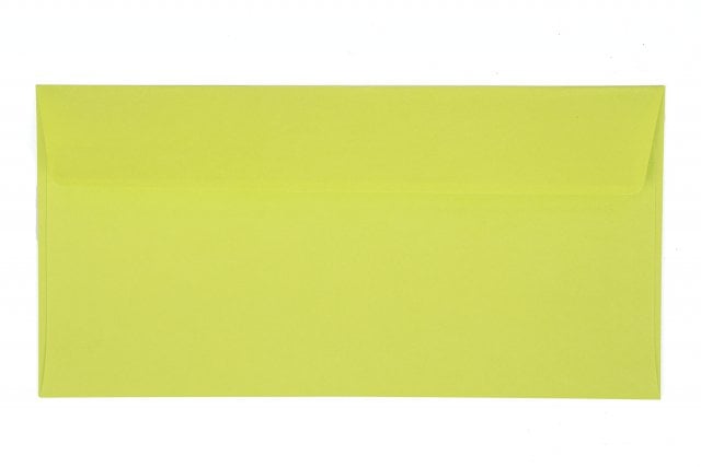 DIN Long Self-Adhesive Envelopes, May Green