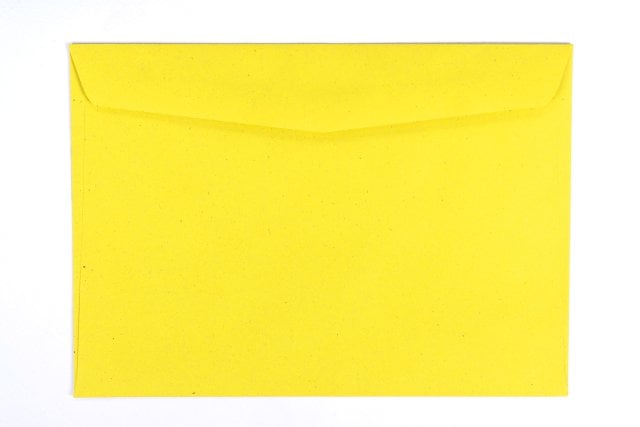Envelopes DIN B6, Recycled Yellow