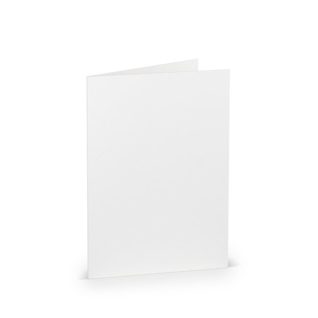 Folding cards DIN A6, White