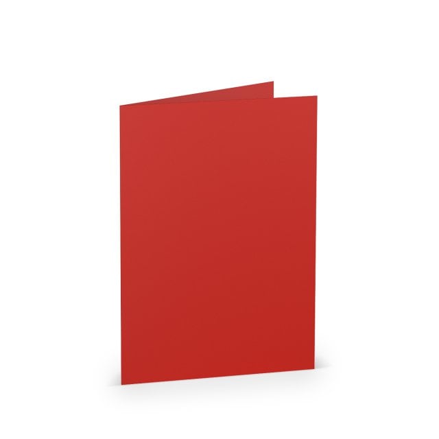 Folding Cards DIN A6, Red