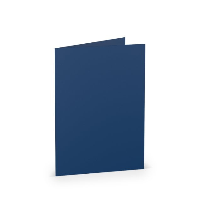 Folding Cards DIN A6, Dark Blue