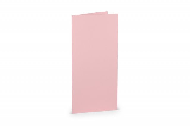 Folding cards DIN Long, Pink
