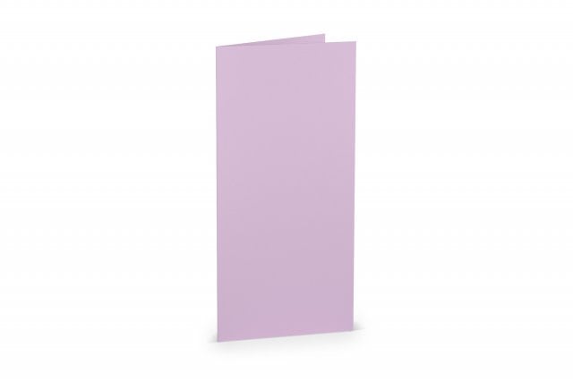 Folding cards DIN Long, Lavender
