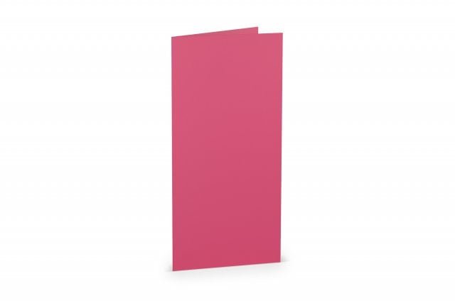 Folding Cards DIN Long, Pink