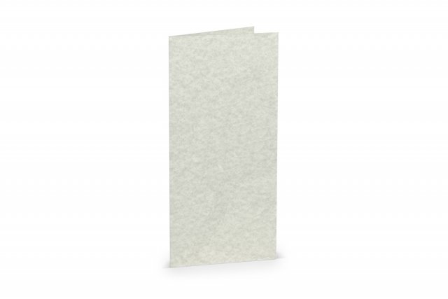 DIN Long Folding Cards, Grey Mottled