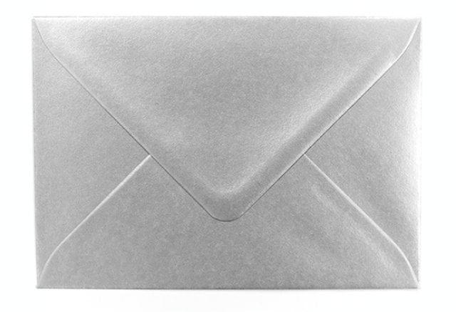 DIN B6 Envelopes, Silver