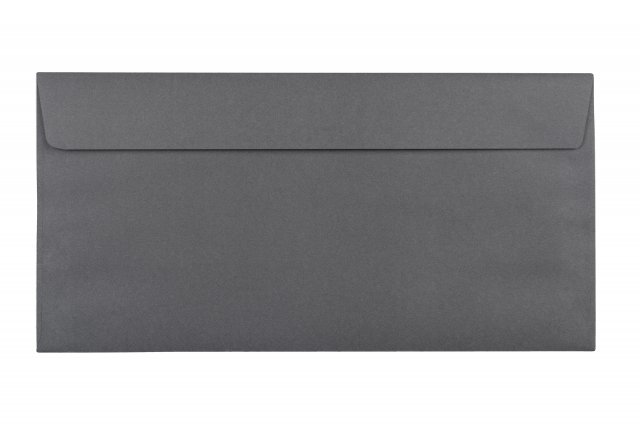 DIN Long Self-Adhesive Envelopes, Dark Grey Print