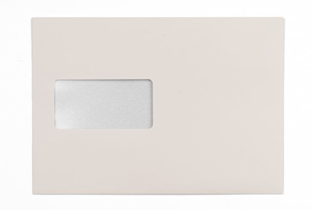 Envelopes DIN C5 Self-Adhesive with Window, Cream Print