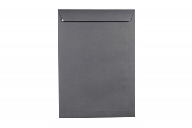 DIN C4 self-adhesive envelopes, Dark grey