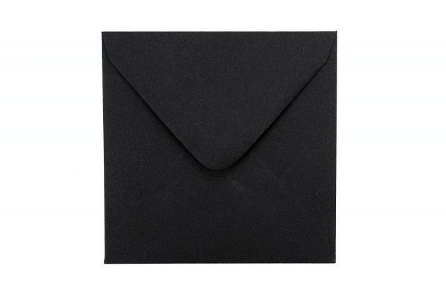 Square Envelopes 110x110 mm, Black