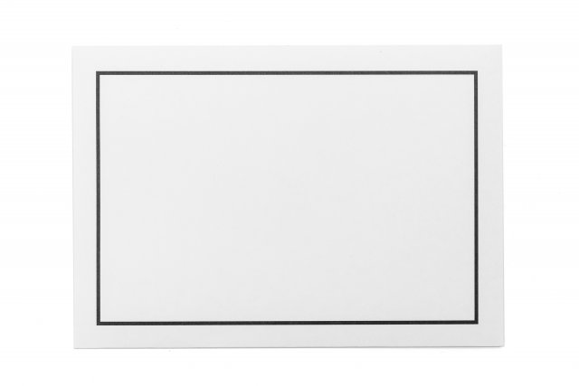 DIN C6 Self-Adhesive Envelopes, Mourning Border