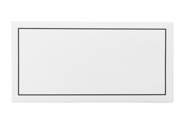 DIN Long self-adhesive envelopes, mourning border