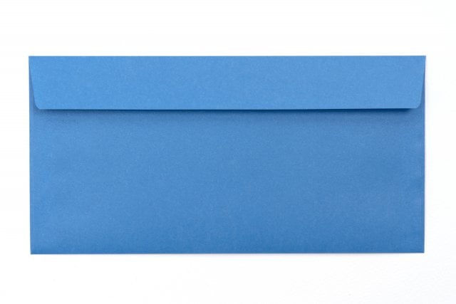 DIN Long self-adhesive Envelopes, Blue Print