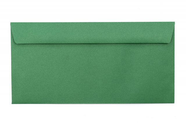 DIN Long+ Envelopes, Green Print