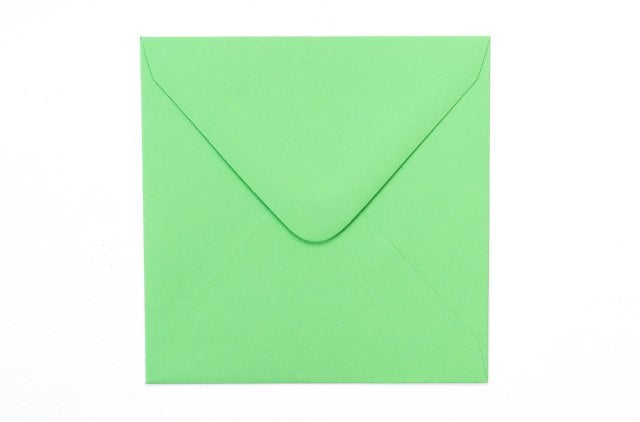 Square envelopes 110x110 mm, Light Green