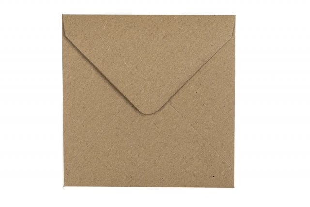 Envelopes Square 140x140 mm, Kraft Paper