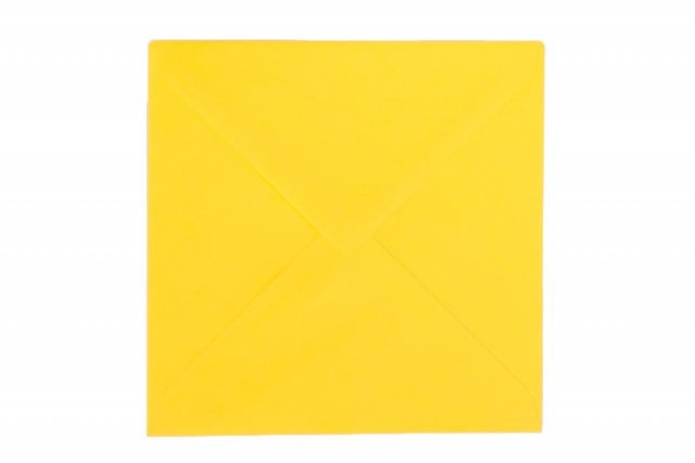 Envelopes Square 140x140 mm, Yellow