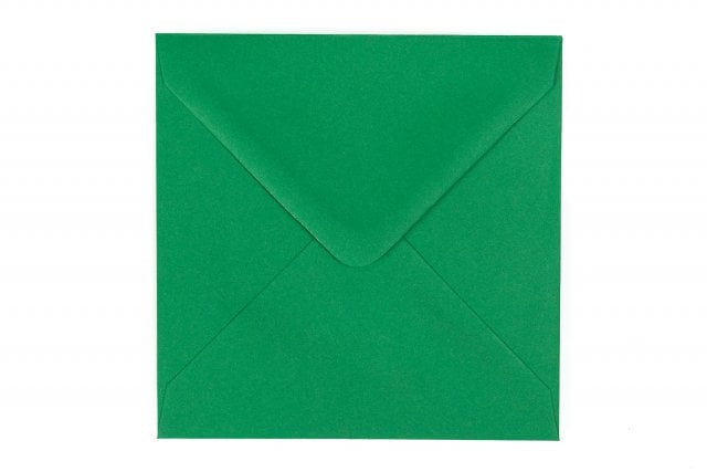 Envelopes Square 140x140 mm, Dark Green