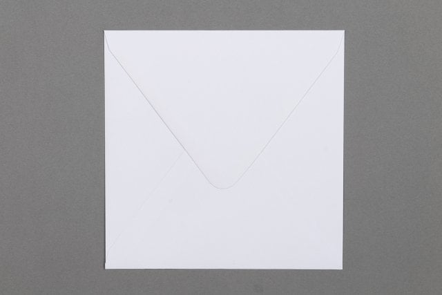 Square envelopes 170x170 mm, white